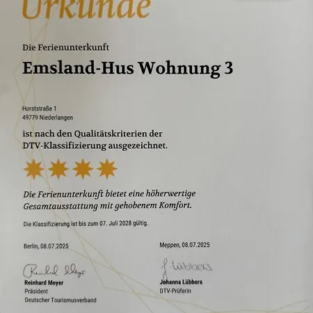 Emsland Hus Wg3 Apartment
